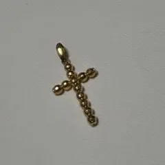 K18/WG 2カラー クロスペンダントトップ《十字架モチーフ》 - メルカリ