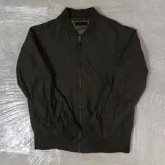 あ*ん様 ユニクロ　メンズ MA-1 ブルゾン カーキ