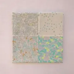 リバティ 輸入 マルチクロス お弁当包み ブルーネオン betsy パッチワーク