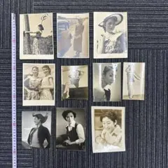 ポストカード 写真カード 3枚 子ども 人形 セピア色 1920年代/K719