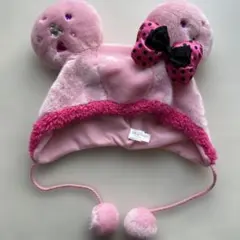 東京ディズニーリゾート　ミニーマウス　ファンキャップ　ピンク