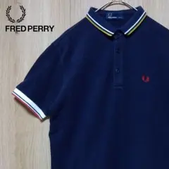 ★みみー様専用★　フレッドペリー 古着 ポロシャツ ワンポイント 刺繍ロゴ 濃紺