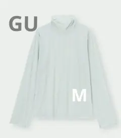 GU★シアーハイネックT　グレー　M