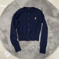 LILY BROWN Lily Bearコンパクトニットカーディガン