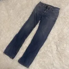 EDWIN 502 日本製ストレートデニム W30 ダメージあり　エドウィン