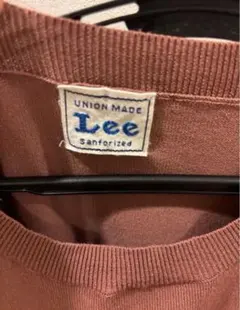 Lee ブラウン ノースリーブ　ワンピース　茶色　かわいい　おしゃれ