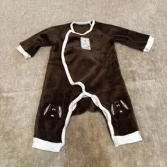 ブラウン フリースSNOOPYロンパース