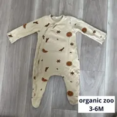 organic zooベビー ロンパース 3-6M