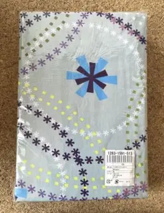 ベッド用 シングル3点セット 掛け布団 シーツ 枕カバー 花柄 青系