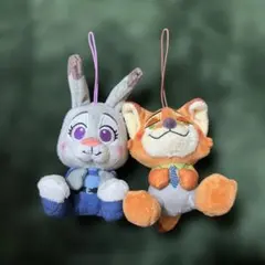 ズートピア むにゃすやマスコット ジュディ & ニック 2個セット