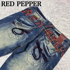 RED PEPPER フレアデニム 刺繍 Y2K 平成ギャル サイズ26 M相当