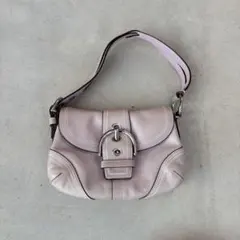 old coach one shoulder bag light purple