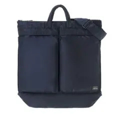 PORTER ALL NEW TANKER ヘルメットバッグ L アイアンブルー