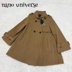 nano universe ナノユニバース ピーコート キャメル Aライン
