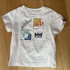 HELLY HANSEN 魚と日本地図 Tシャツ100