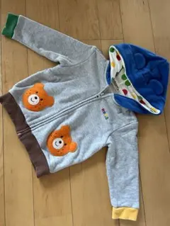 ミキハウス パーカーフード付き　80cm