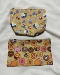 ミスド　ポケモンコラボ ポーチ 2個セット