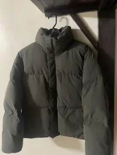 UNIQLO U パデッドボリュームジャケット ダウンジャケット　オリーブ L