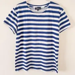 A.P.C. アーペーセー マリンボーダー 半袖Tシャツ Mサイズ 日本製生地のサムネイル