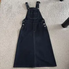 デニムロングサロペット