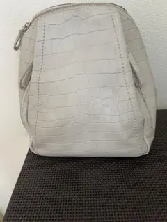 ショップチャンネルオリタタ牛革 クロコダイル型押し リュック