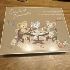 ディズニー ダッフィーフレンズ サークルオブフレンドシップ お菓子缶 空き缶
