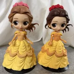 Qposket フィギュア 美女と野獣 ベル AB 2種セット