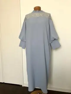 メルロープリュス　ワンピース　青　水色　レース