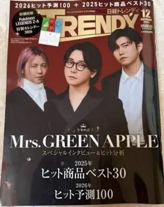 日経トレンディ 12月号 ポケモンカレンダー付き