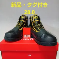 Dieselディーゼルメンズ カウレザー レースアップブーツ Y03053P新品