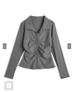 最終値下げ‼️3/3廃棄‼️GRLグレー ジップアップ 長袖 トップス