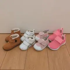 ベビーシューズセット（無印良品、アシックス、西松屋、ニューバランス）