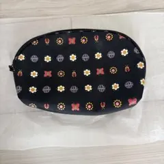 ANNA SUI ポーチ ブラック 蝶々 花柄