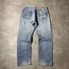 80s USA製 Levi’s 501 デニムパンツ ハチマル W36 ブルー
