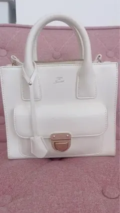 スナイデル snidel ハンドバッグ ショルダーバッグ 2WAYバッグ 白