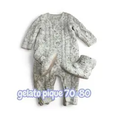 gelato pique 70-80 ロンパース・ルームシューズセット