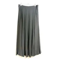 【Massimo Dutti】プリーツスカート ロング カーキ 上品 通勤服のサムネイル