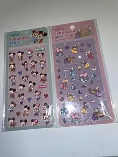 【正規品】ディズニー ぷくぷくシール 2シート