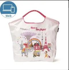 JAL × Ball & Chain ボールアンドチェーン　トートバック ボールアンドチェーン JAL エコバッグ グレー トートバッグ Ball