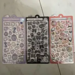 ボンボンドロップ ステッカーセット 3枚 めしめし ぶらっく ナイトミャウ