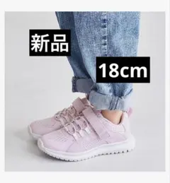 【新品】キッズスニーカー　18cm 女の子スニーカーのサムネイル