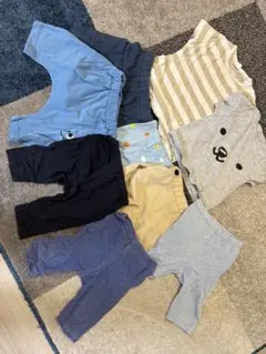 80cm 子ども 夏服 9点セット　ユニクロ　西松屋