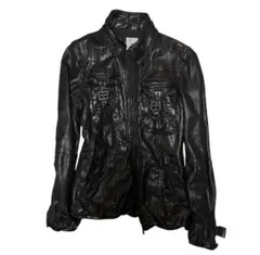 レザー ジャケット archive opium y2k 平成 ダークコア