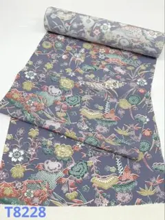 色無地 反物 紋意匠 紗綾形 鶯色 正絹 O001 - メルカリ