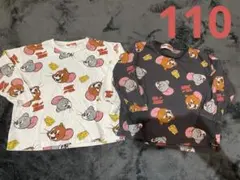 トムとジェリー 長袖カットソー 2枚セット　110