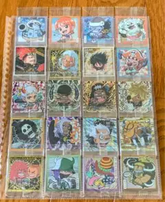まとめ売り　20枚　ワンピース　ウエハースシール　ゾロ　シークレット　サンジ