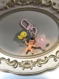 ハンドメイド　キーホルダー　赤ちゃん　アヒル