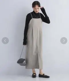 green label relaxingツイードライクキャミソール ワンピース