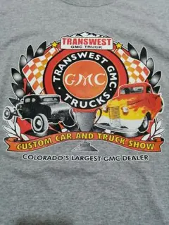 GMC トラック 車 Tシャツ XL GILDAN ギルダン グレー