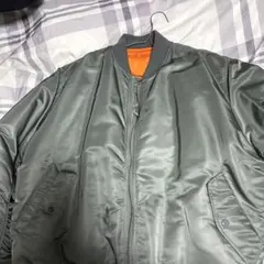 グレー MA-1 フライトジャケット